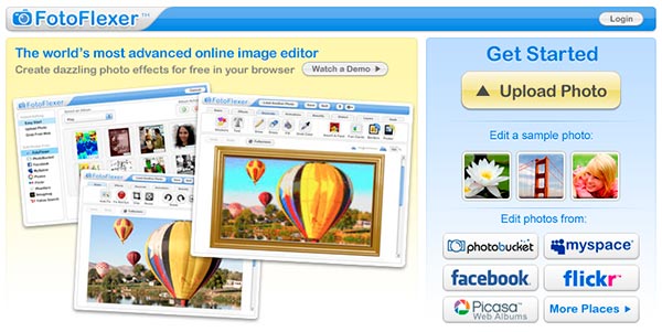 FotoFlexer - Página web